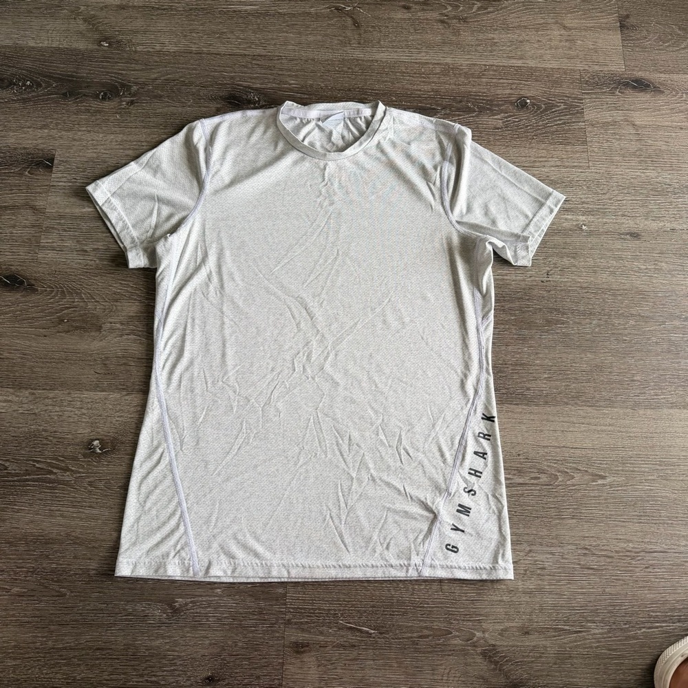 Gymshark Light Gray Men's Short Sleeve Tee